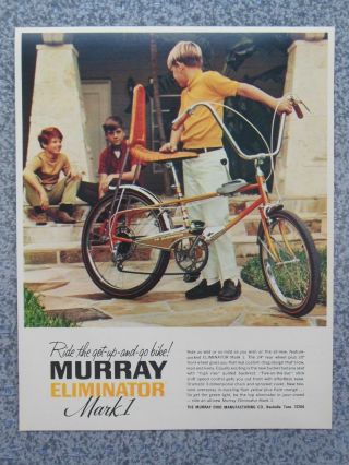 Vintage 1969 Murray Mark I Eliminator 5 Speed Stingray Advertisement