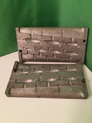 Vintage Sinker Mold For Making Lead Fishing Weights