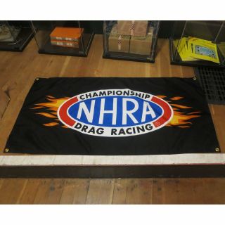 Nhra Flag Banner Sign Garage Mancave Hotrod Fomoco Ford Chevy Mustang Nova Av8