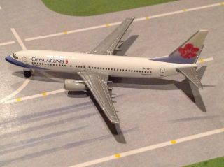 Herpa Wings China Airlines Boeing 737 B - 18601 1/500 Scale Airplane Model 511940