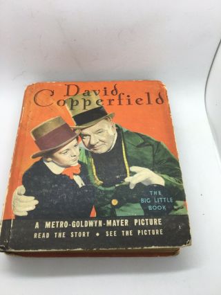 David Copperfield Big Little Book (gd -) From 1934,  Wc Fields Movie Adaptation