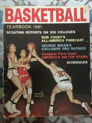 Vtg Basketball Yearbook 1961 How Good Is Jerry Lucas? Osu Ohio State University
