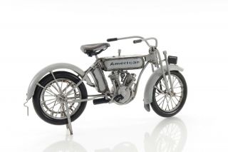 Vintage 1911 Harley Davidson Motorcycle 7d Collectible 12 " Metal Model Assembled