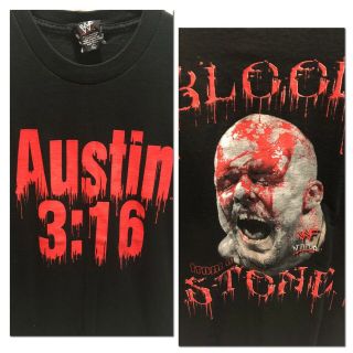 Vintage Wwf Stone Cold Steve Austin T - Shirt / Austin 3:16 “blood From A Stone”