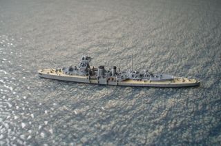 Anti - Aircraft Cruiser Hms Curlew By Neptun S 1:1250 Waterline Ship Model