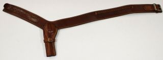 Vintage George Lawrence 22 Cal Lh Leather Gun Holster & Buscadero Drop Belt Rig