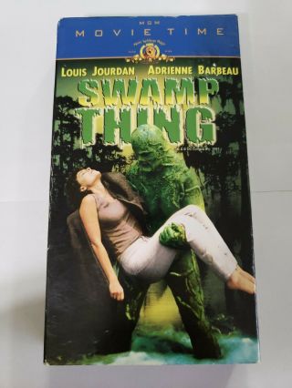 Swamp Thing With Adrienne Barbeau Vintage Vhs.