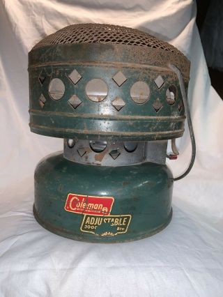 Vintage Coleman 3000 - 5000 Btu Adjustable Catalytic Heater,  Camping Heater