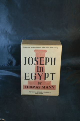 Joseph In Egypt Thomas Mann Alfred Knopf 1st Edition 6th Printing Box Set