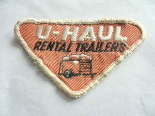 Vintage U - Haul Rental Trailers Employee Uniform Or Shirt Patch