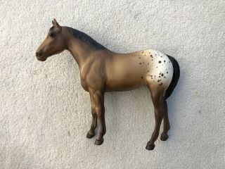 Vintage Breyer Quarter Horse Yearling 103 Bay Blanket Appaloosa Dark Variation