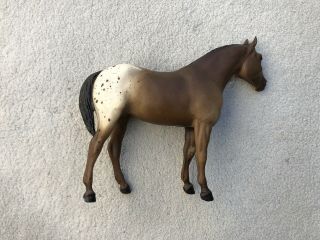 Vintage Breyer Quarter Horse Yearling 103 Bay Blanket Appaloosa Dark Variation 2