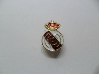 Real Madrid Spanish Football Club Vintage Enamelled Pin Badge