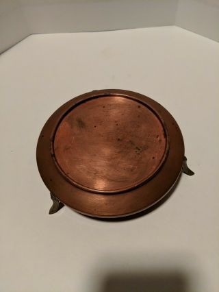 Vintage Copper Tea Pot w/ Stand 3