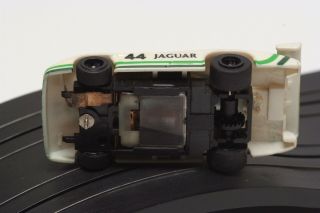 16 Vintage Tyco HO Slot Car 44 Jaguar Racer Missing One Track Contact 3
