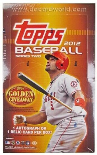 2012 Topps Series 2 Baseball Hobby Box