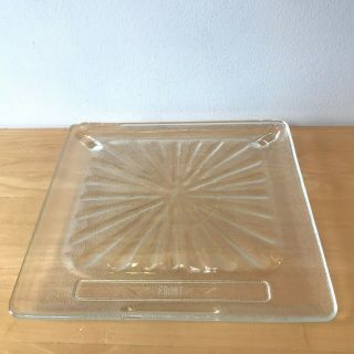 Vintage 1980s Amana Radarange Microwave Rr - 1000 Replacement Glass Tray Plate Py1
