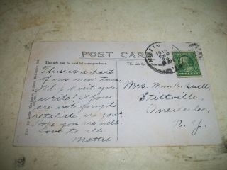 Vintage 1910 Postcard The Millington Bank Millington Md maryland 2