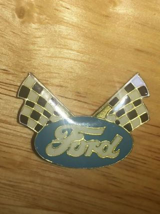 Vintage Ford Team Racing,  Enamel,  Lapel/hat Pin - Ford Motor Company