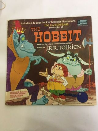 - Vinyl Record - Vintage 1977 Disneyland Records - The Hobbit - J.  R.  R Tolkien -