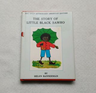 The Story Of Little Black Sambo Helen Bannerman Vintage Hardback W/ Dj