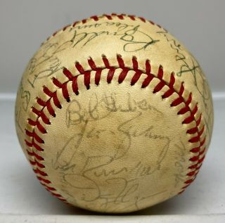 1981 Ny Mets Team 33x Signed Baseball W/ Bob Gibson Joe Torre Hof Jsa Loa