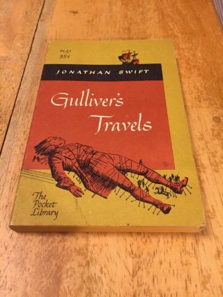 Gulliver’s Travels By Jonathan Swift Pocket Library Pb 1957 Pl51