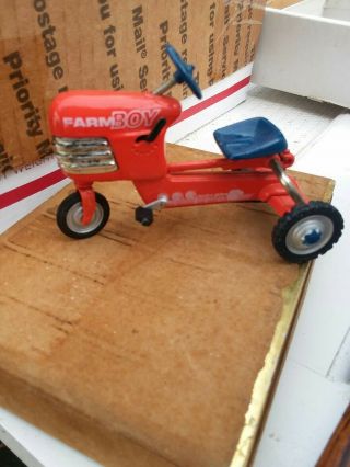 Vintage Amf Turbo 517 Trac Chain Drive Toy Peddle Tractor 3 1/4 L 2 1/4 H