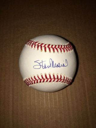 Stan Musial Signed Autographed National League Baseball St.  Louis Cardinals