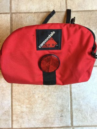 Vintage Cannondale Saddle Bag - Red