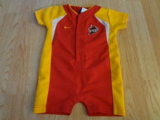Infant/baby Iowa State Cyclones Isu 12 Mo Nike Romper Outfit