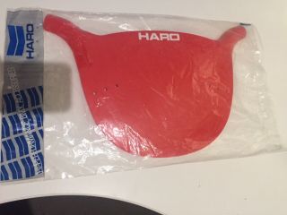 Haro Nos Old School Bmx 80s Red Colour Color Panel Number Plate