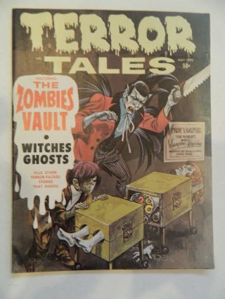 1970 Vintage Terror Tales Comic Book Eerie Publication Vol.  2 No.  3,