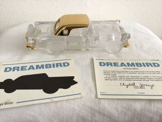 Franklin Dreambird Rhys Miller 1956 Ford Thunderbird Crystal/gold Model Car