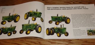 1970 John Deere 60 to 140 HP Row Crop Tractor Sales Brochure 70 2