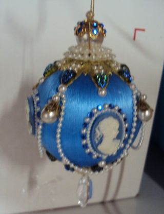 June Zimonick Completed Vintage Beaded Ornament 