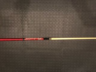 Vintage Budweiser Collapsible Pool Cue Red White 58 " Stick 2 Piece