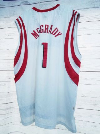 Reebok Houston Rockets Tracy Mcgrady 1 White Stitched Basketball Jersey Size 2xl