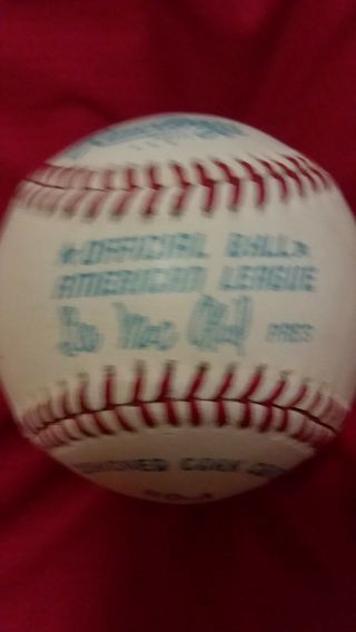 Rawlings Official Major League Baseball and Vintage Official American League. 2