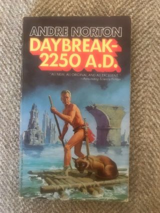 Vintage Paperback - Daybreak 2250 Ad By Andre Norton Pb Ace 1952