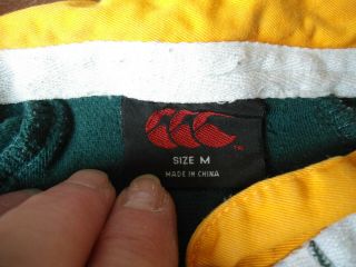 VINTAGE SOUTH AFRICA SPRINGBOKS CANTERBURY RUGBY JERSEY SHIRT SIZE MED 3