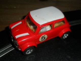 Scalextric Rare Vintage 5 Mini Cooper 