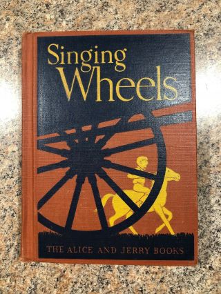 Vintage 1940 Singing Wheels The Alice And Jerry Books Very Fine