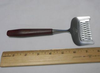 Vintage Henri Willig Stainless Steel Cheese Grater Wood Handle Holland