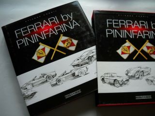 Ferrari By Pininfarina By Etienne Cornil Hard Cover Book W/ Slip Case G Nada