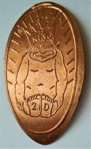 10 Vintage Royal Order of Jesters Elongated Pennies.  Freemasons.  Mirth King 2
