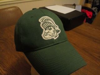 Msu Spartans Nike Brand Baseball Hat Sparty Logo Alumni Gift Dad