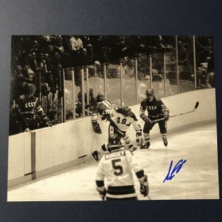 Eric Strobel Hand Signed 8x10 Photo Usa Olympics Gold Hockey Miracle On Ice