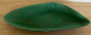 Vintage Australian Pottery Artur Halpern Green Glazed Triangle Shaped Plate 43cm