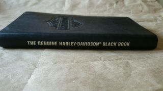 Vintage Harley Davidson Italian Leather Little Black Address Book Rare Htf